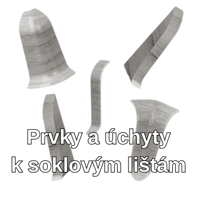 Prvky a úchyty k lištám
